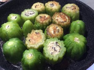 cach lam mon an chay: sau do bat chao len chien vang hai mat dau hu
