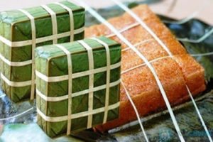 Ăn chay ngày Tết với bánh chưng chay